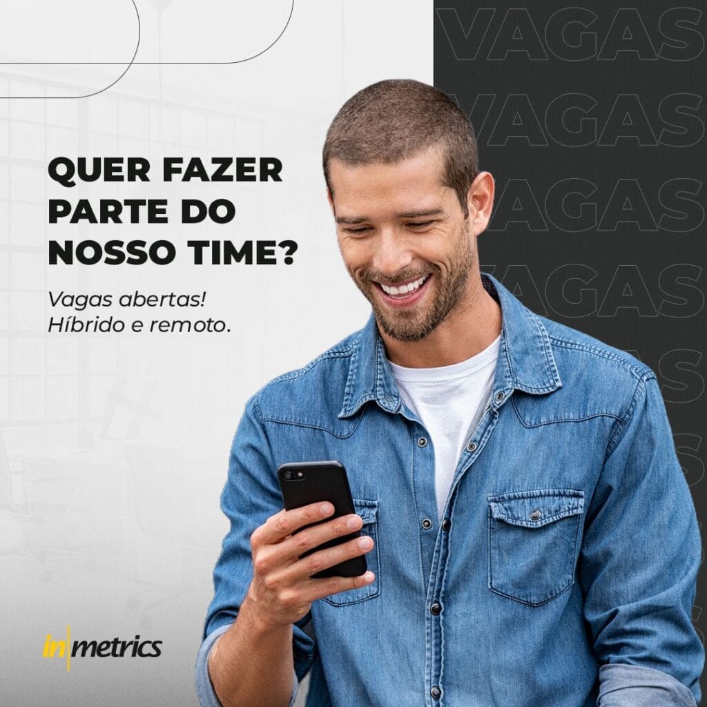 Vagas Home Office e Híbridas na Inmetrics