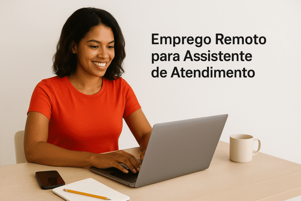Emprego para Assistente de Atendimento Remoto